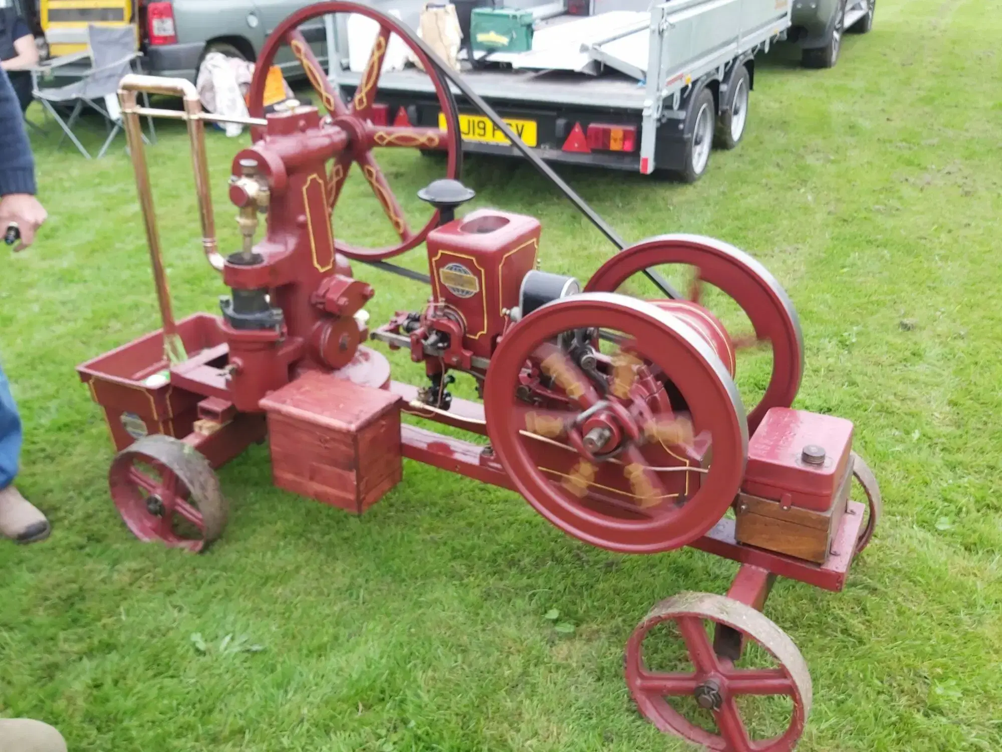 Vintage Engine and Tractor Display at Monk Park Farm Thirsk