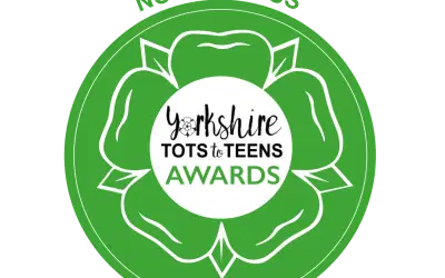 We’re Finalist in the Yorkshire Tots to Teens Awards! 🎉