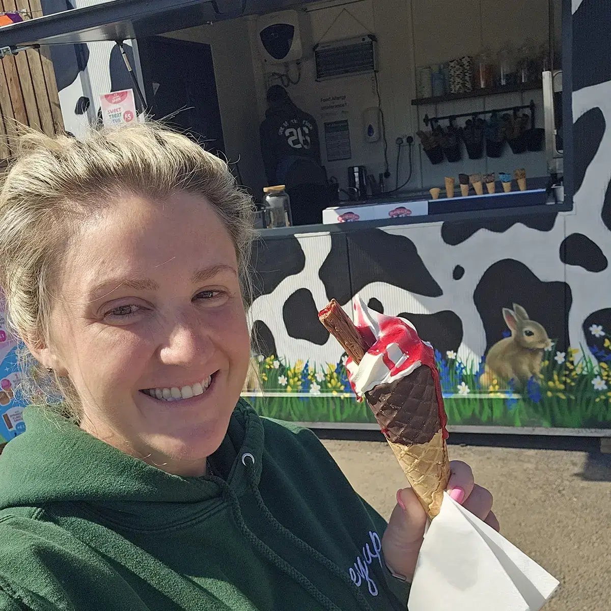 Ice Cream Kiosk, The Cow Shed at Monk Park Farm