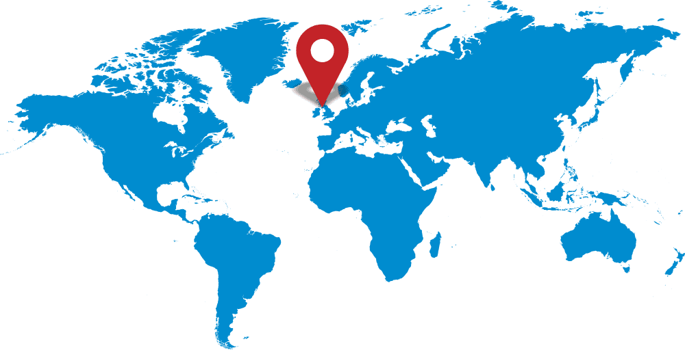 Belted Galloway Map Pin