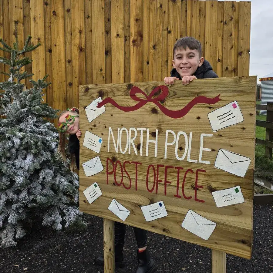 North Pole Post Office Christmas Elf in the Post Office