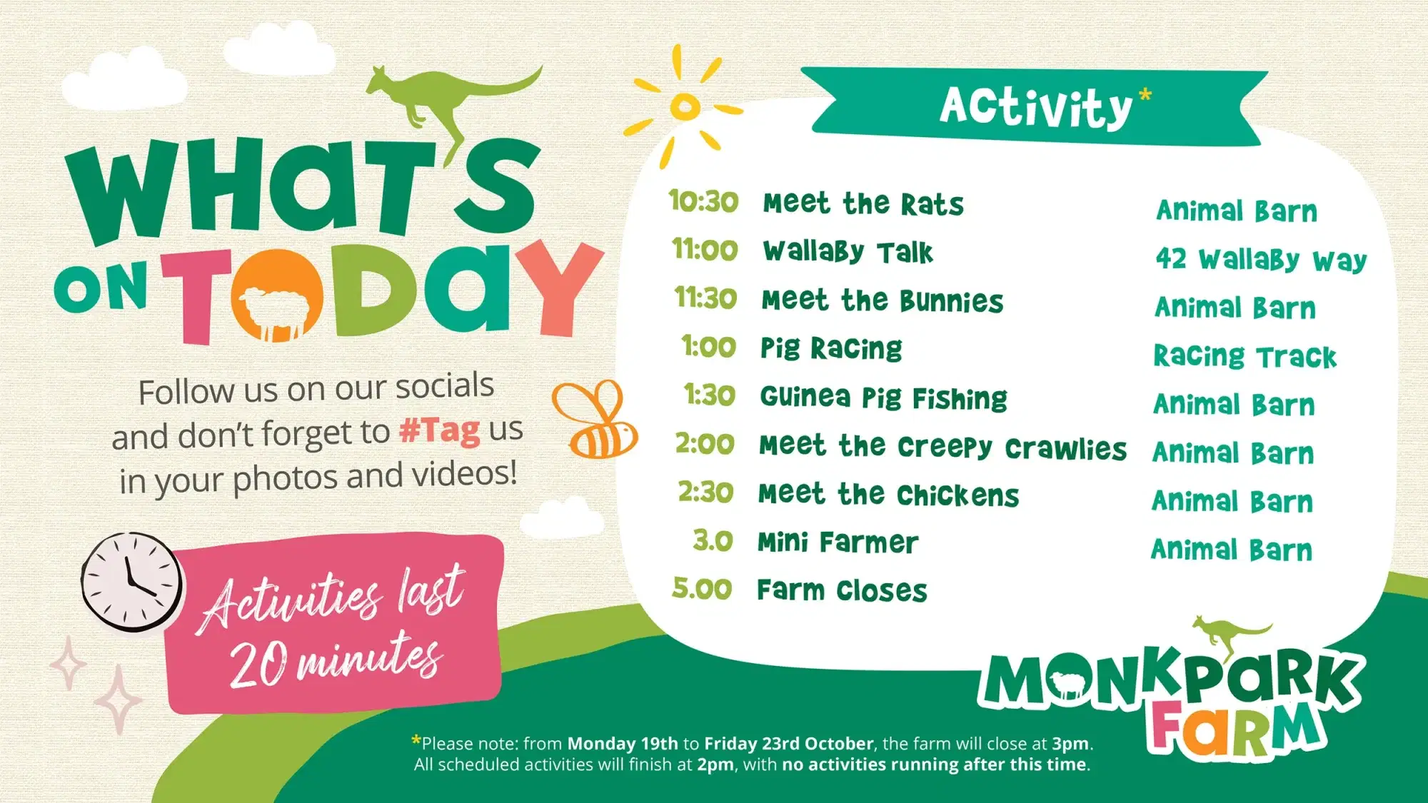 Fathers Day at Monk Park Farm June 2026